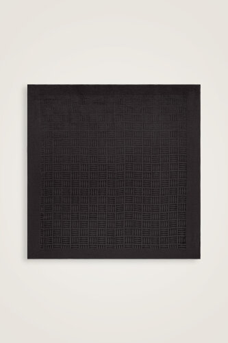  İman Kare Siyah Naia Eşarp 90x90 - Imannoor (1)