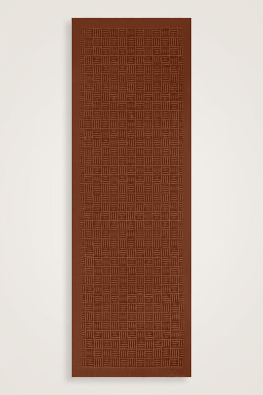 İman Kare Taba Naia Pamuk Şal 70x210 - 2