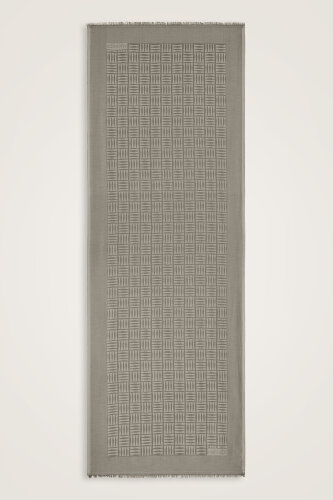 İman Kare Taş İpek Şal 70x200 