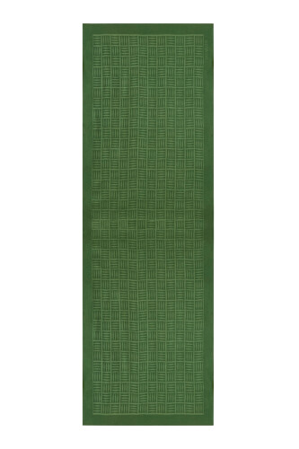  İman Kare Yeşil Pamuk İpek Şal 70x210 
