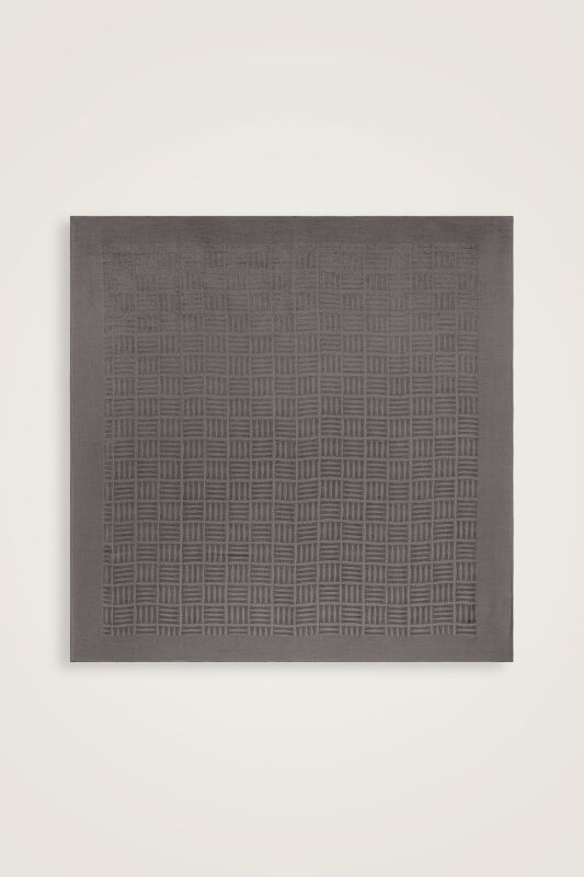 Iman Square Anthracite Naia Scarf - 1