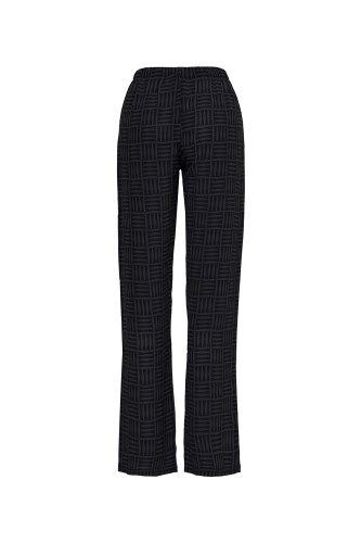 Imankare Anthracite Silk Pants Pajamas - 2