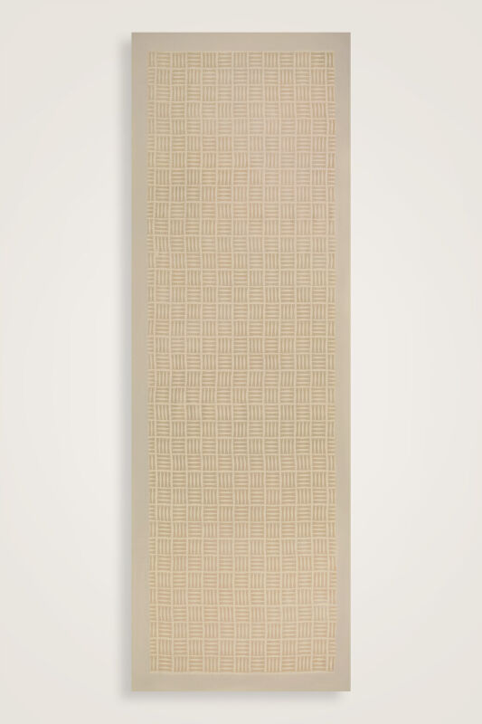 Iman Square Antique Beige Naia Cotton Shawl - 2