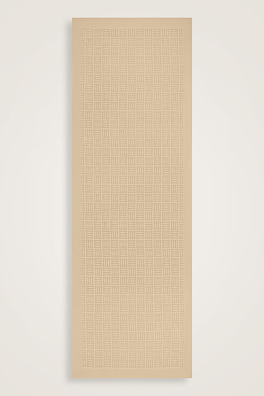 Iman Square Antique Beige Naia Cotton Shawl - 2
