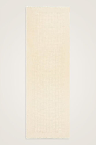 Iman Square Bone Silk Shawl - 1