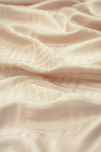 Iman Square Bone Silk Shawl - 2