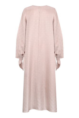 Iman Square Cuff Detailed Powder Dress - 3