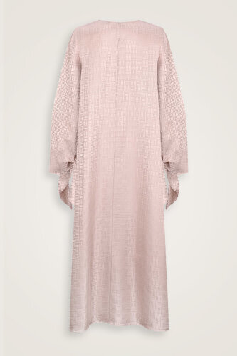 Iman Square Cuff Detailed Powder Dress - 3