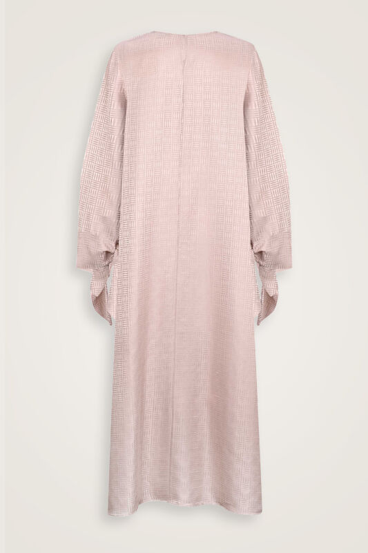 Iman Square Cuff Detailed Powder Dress - 3