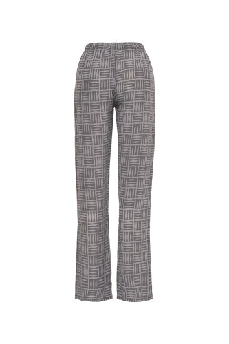 Imankare Gray Silk Pants Pajamas - 2