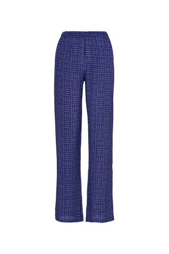 Imankare Indigo Silk Pants Pajamas - 2