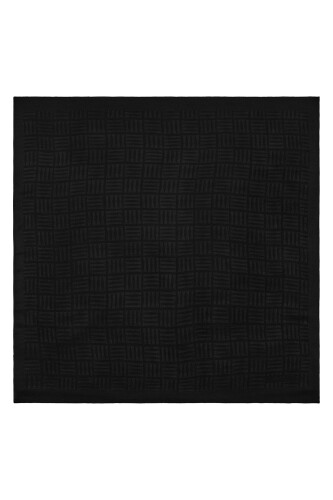 Iman Square Naia Cotton Scarf Black - 2