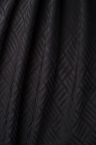 Iman Square Naia Cotton Scarf Black - Imannoor (3)