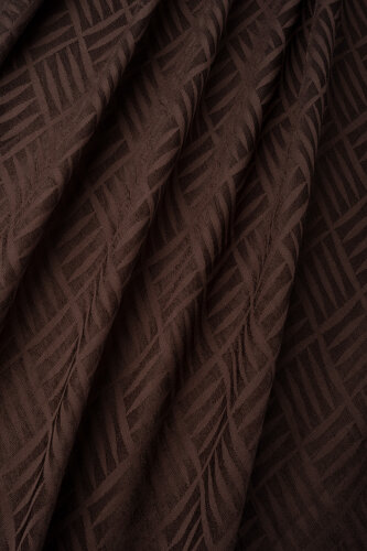 Iman Square Naia Cotton Scarf Brown - Imannoor (1)