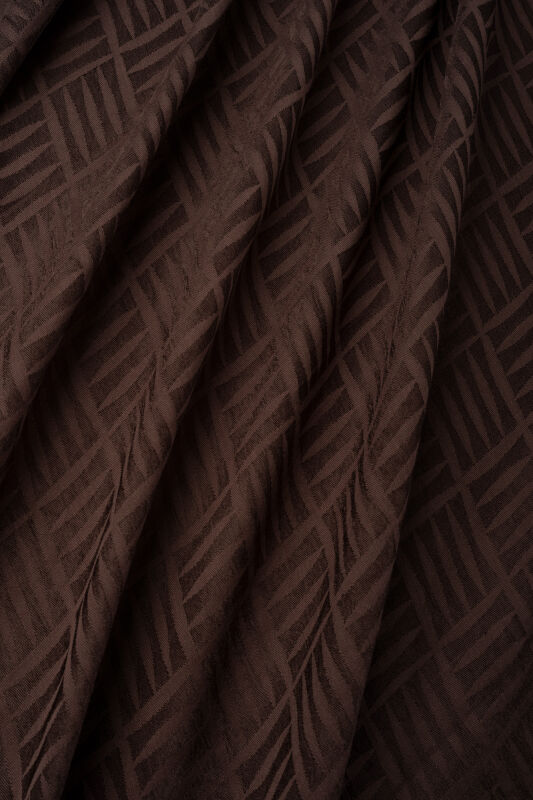 Iman Square Naia Cotton Scarf Brown - 2