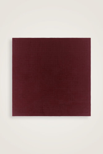 Iman Square Naia Cotton Scarf Burgundy - Imannoor (2)