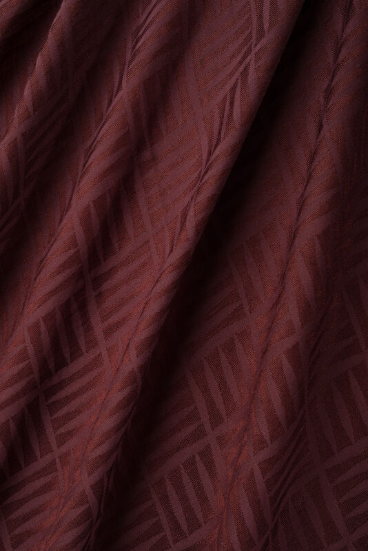 Iman Square Naia Cotton Scarf Burgundy - 3