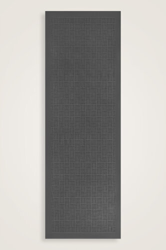 Iman Square Naia Cotton Shawl Anthracite - 2