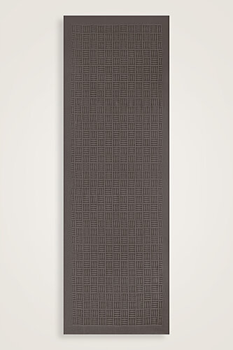 Iman Square Naia Cotton Shawl Anthracite - Imannoor (2)