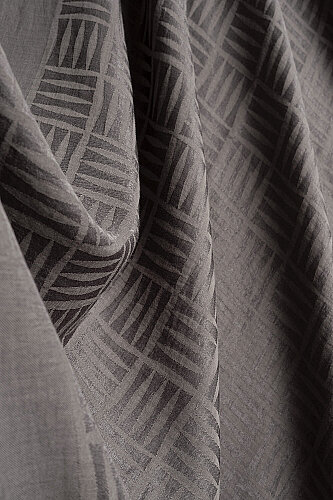 Iman Square Naia Cotton Shawl Anthracite - Imannoor (4)