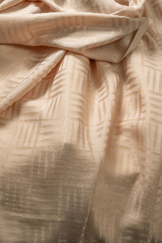 Iman Square Naia Cotton Shawl Beige - 4