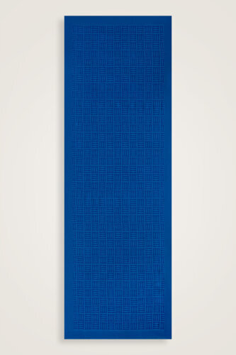 Iman Square Naia Cotton Shawl Blue - 2