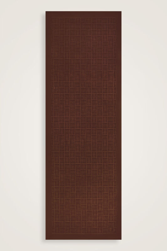 Iman Square Naia Cotton Shawl Brown - 2