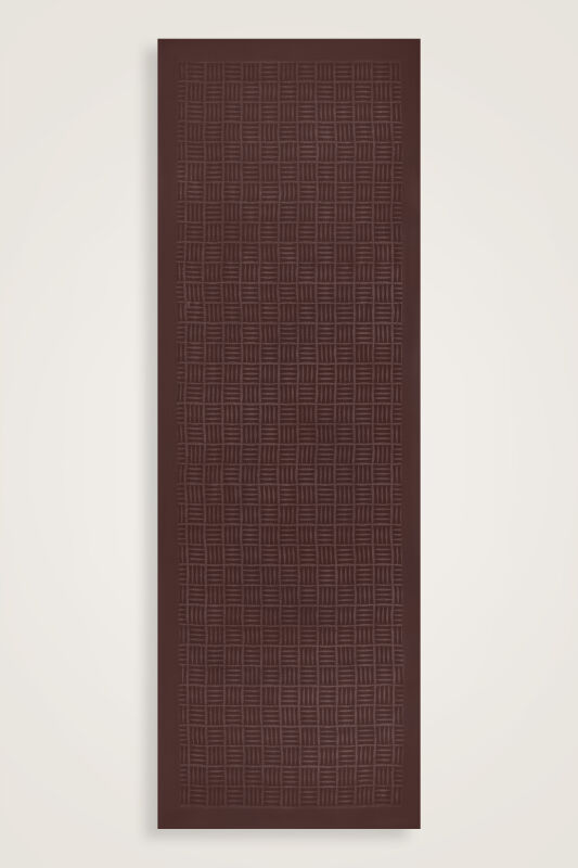 Iman Square Naia Cotton Shawl Brown - 2