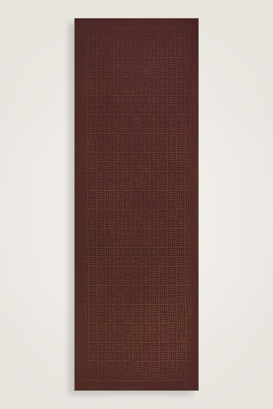 Iman Square Naia Cotton Shawl Copper - 2