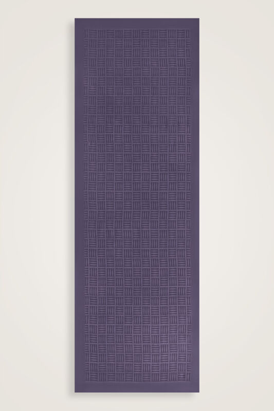 Iman Square Naia Cotton Shawl Indigo - 2