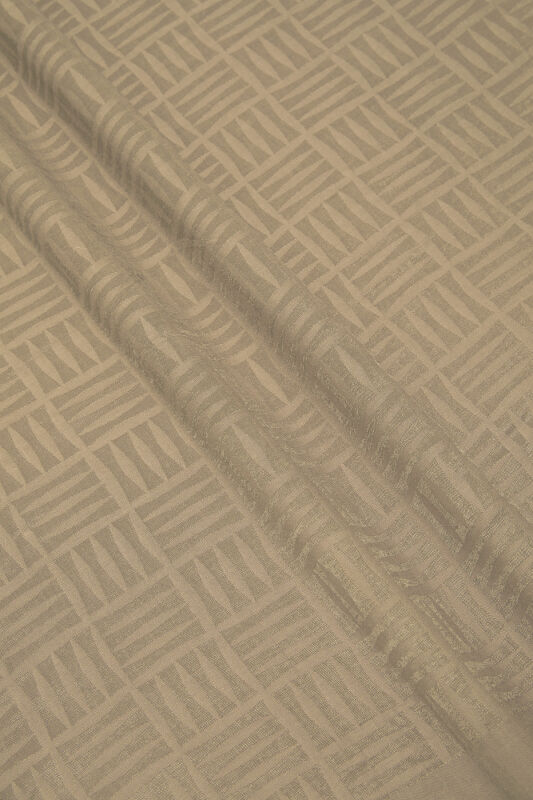 Iman Square Naia Cotton Shawl Natural-Beige - 2
