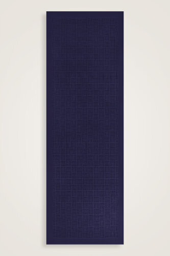 Iman Square Naia Cotton Shawl Navy 