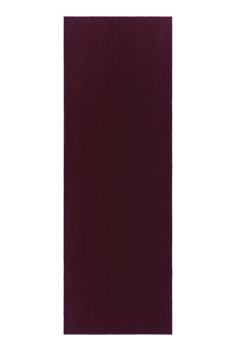 Iman Square Naia Cotton Shawl Plum - 1