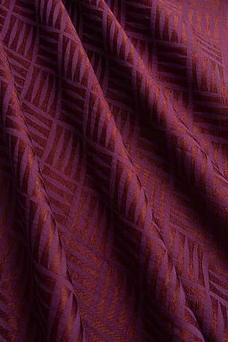 Iman Square Naia Cotton Shawl Plum - 4