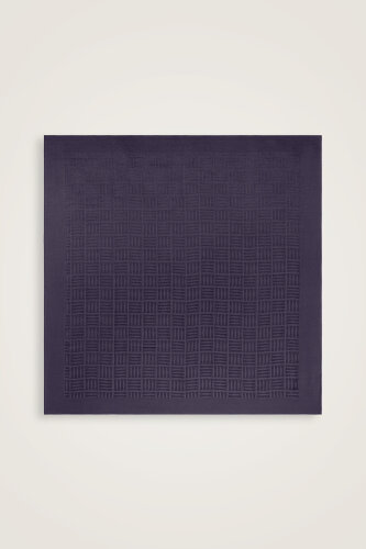 Iman Square Navy Blue Naia Scarf - Imannoor