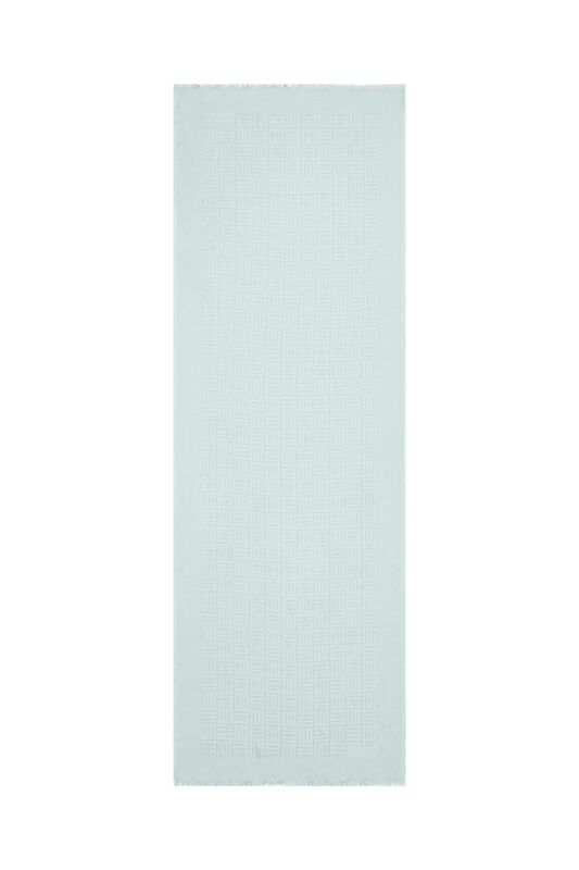 Iman Square Silk Scarf Blue - 1