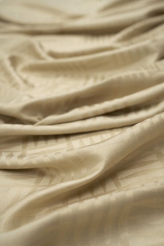 Iman Square Silk Shawl Gold - 2