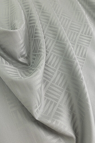 Iman Square Silk Shawl Grey - 2