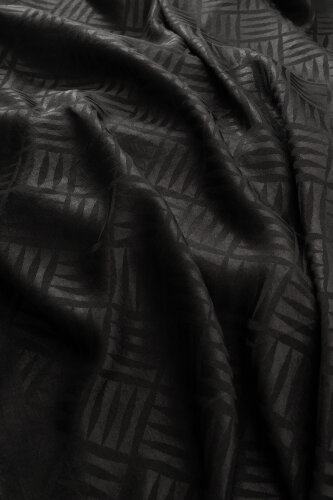 Iman Square V Naia Cotton Scarf Black - Imannoor (2)