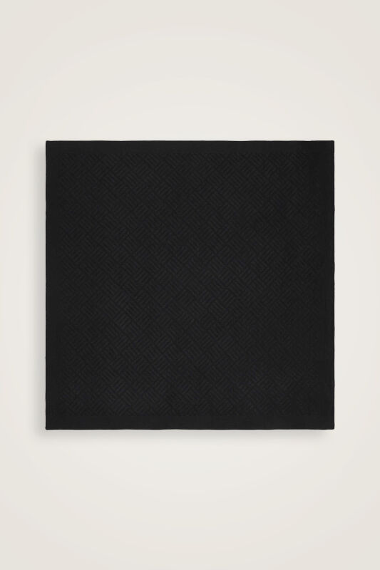 Iman Square V Naia Cotton Scarf Black - 1