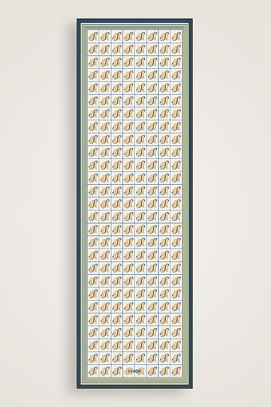 Esma Koleksiyonu [S] Gündüz Pamuk İpek Şal 70x200 - 2