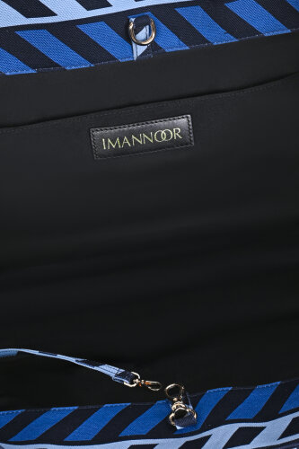 Imannoor Lacivert Yaz Çantası - 8