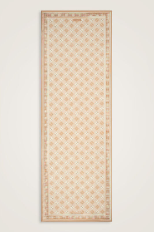 Marka İ Bej Pamuk Floş Şal 70x210 - 2