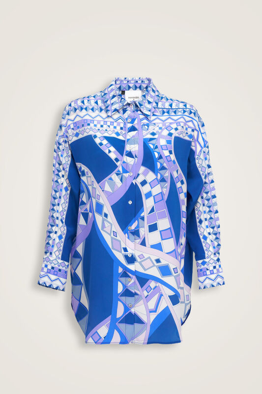 İmannoor x Rawdah Octopus Sax Silk Shirt - 1