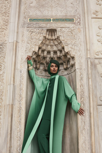 İmannoor x Rawdah Degrade Çağla İpek Kimono - Imannoor (1)