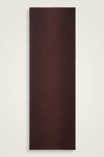 İmannoor x Rawdah Degrade Kahverengi Krep İpek Şal 70x210 - 1