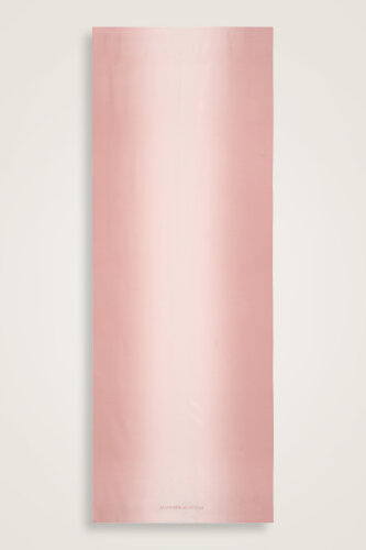 İmannoor x Rawdah Degrade Pembe Krep İpek Şal 70x210 