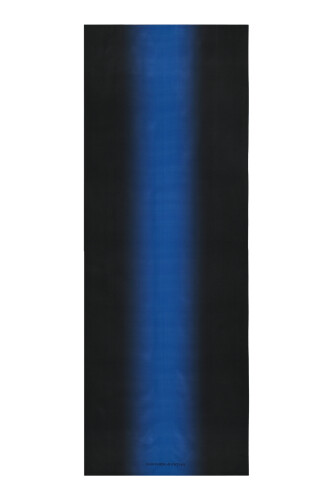 Imannoor x Rawdah Gradient Black-Blue Crepe Silk Shawl - 1