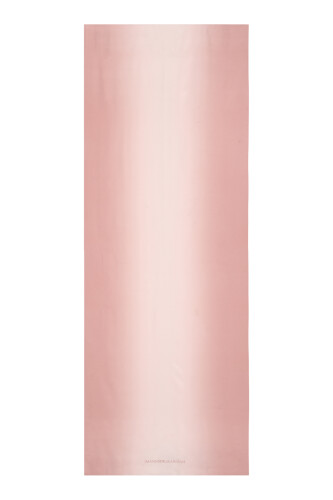 Imannoor x Rawdah Gradient Pink Crepe Silk Shawl - 1