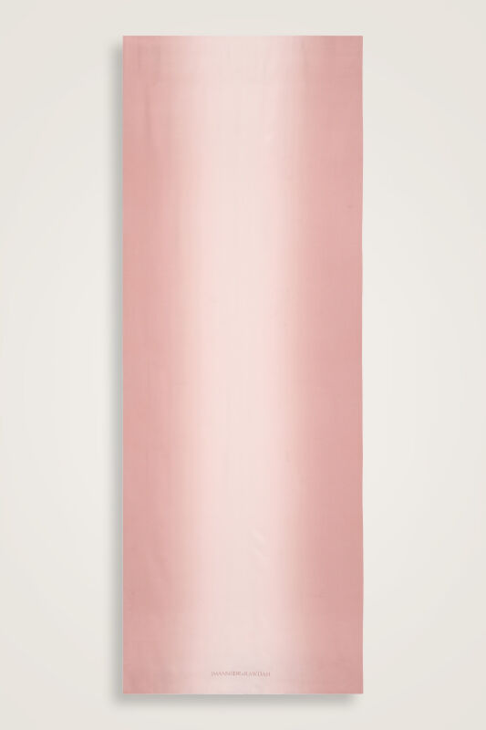 Imannoor x Rawdah Gradient Pink Crepe Silk Shawl - 1